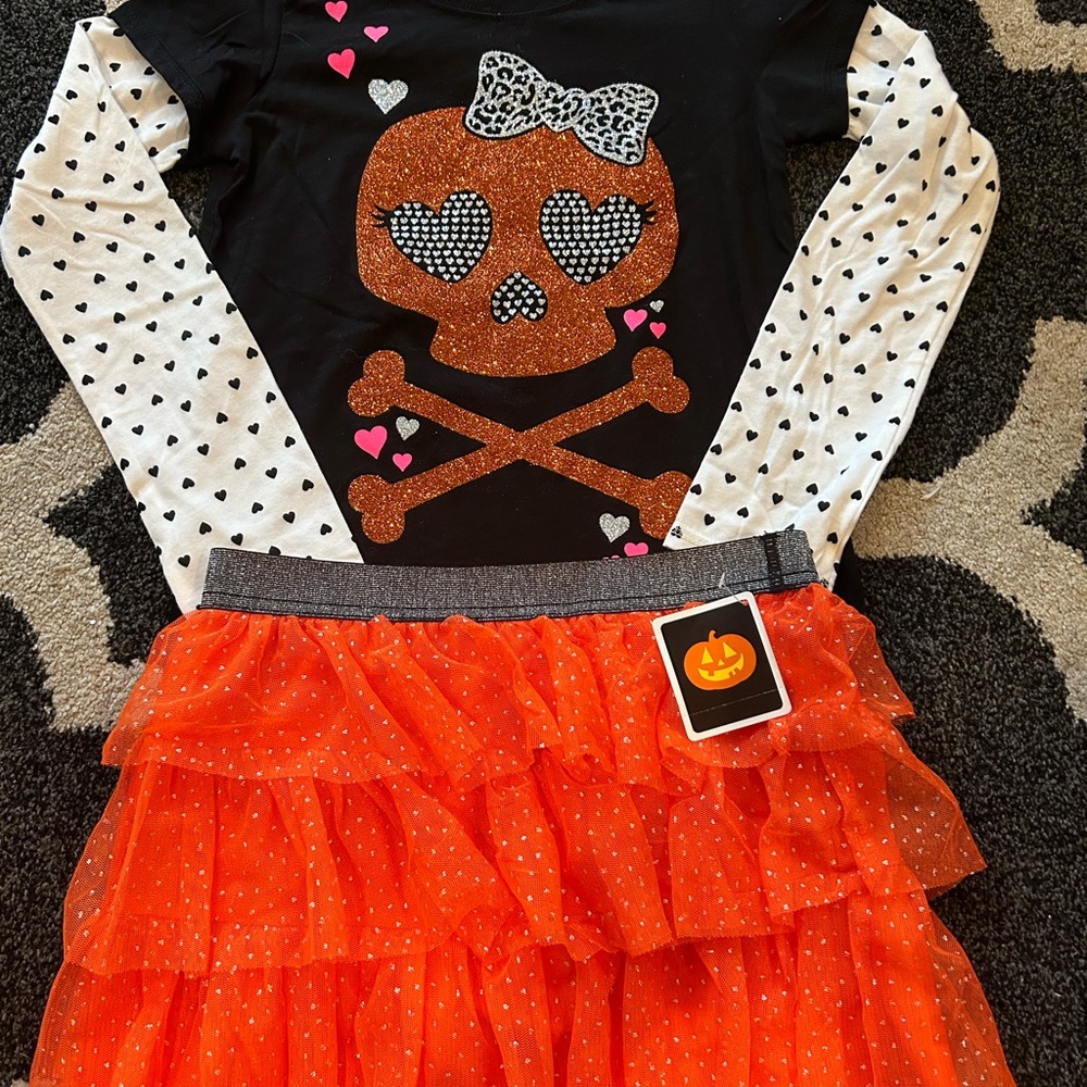 Halloween outfit two piece set